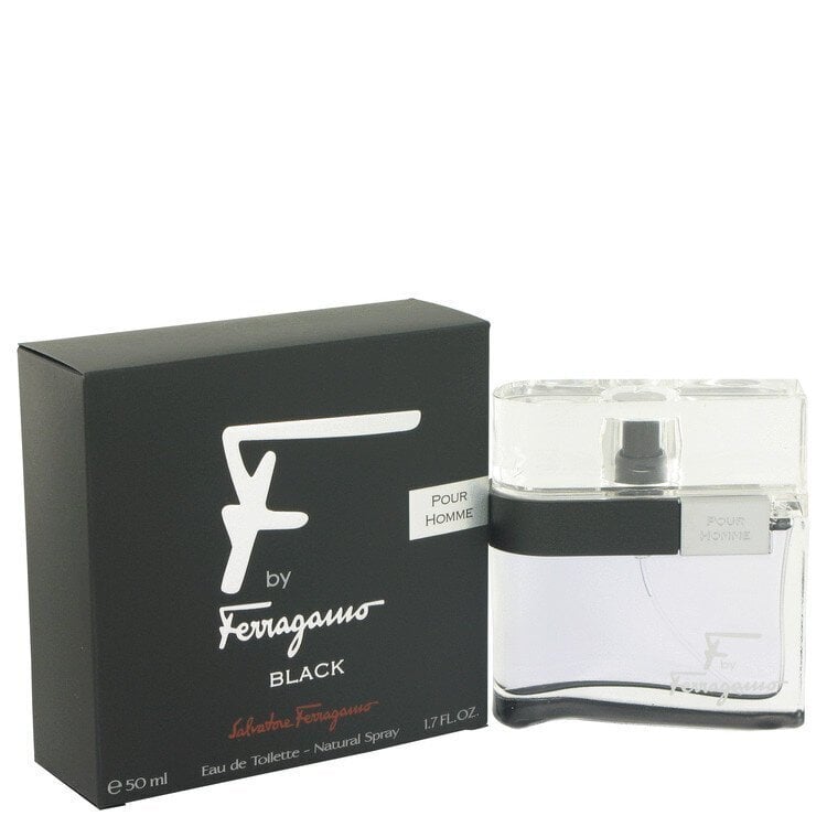 Ferragamo F by Ferragamo Black EDT meestele 50 ml hind ja info | Meeste parfüümid | kaup24.ee