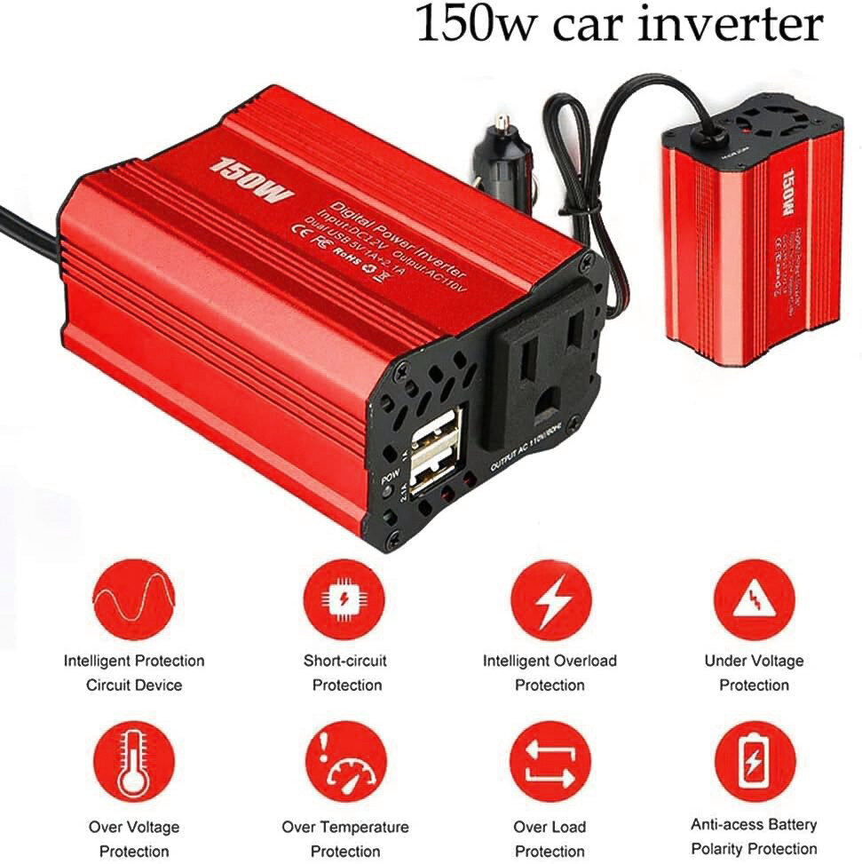 Autode pingemuundur Magicso, 150W, inverter цена и информация | Turvasüsteemid ja 12V seadmed | kaup24.ee