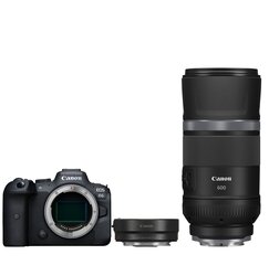 Canon EOS R6 + RF 600mm f/11 IS STM + kinnitusadapter EF-EOS R hind ja info | Fotoaparaadid | kaup24.ee