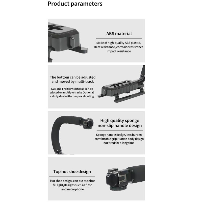 Elight 4U käe Stabilisaator nutitelefoni ja DSLR kaamera jaoks hind ja info | Videokaamerate lisatarvikud | kaup24.ee