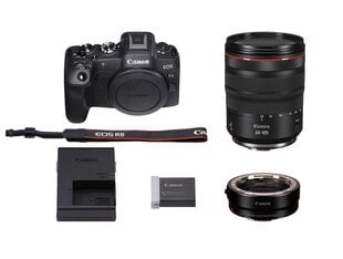 Canon EOS R8 + RF 24-105mm f/4L IS USM + kinnitusadapter EF-EOS R hind ja info | Fotoaparaadid | kaup24.ee