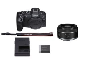 Canon EOS R8 + RF 50mm F1.8 STM (must) hind ja info | Fotoaparaadid | kaup24.ee