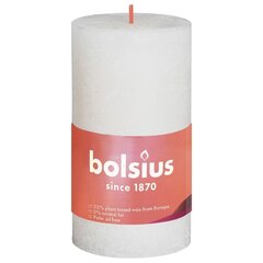 Bolsius sammasküünlad Shine 8 tk 100x50 mm pärlihall hind ja info | Küünlad, küünlajalad | kaup24.ee