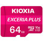 Micro SD mälukaart adapteriga Kioxia Exceria Plus UHS-I U3 klass 10 цена и информация | Fotoaparaatide mälukaardid | kaup24.ee