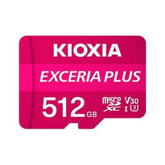 Карта памяти микро-SD с адаптером Kioxia PLUS UHS-I C10 R98 512 GB цена и информация | Карты памяти | kaup24.ee