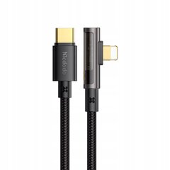 Prisma kaabel, iPhone'ile, USB-C, nurga all, kiire, 36W, 1,2m, Mcdodo hind ja info | Mobiiltelefonide kaablid | kaup24.ee