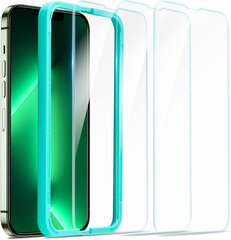 ESR 3 tükid iPhone 13 Pro Max Display Protection Film ühildub iPhone 13 Pro Maxiga praktilise positsioneerimisabiga, 9H kõvadus, HD Clear Display Protection Film hind ja info | Ekraani kaitsekiled | kaup24.ee