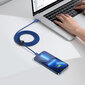 Kaablikaabel kiireks laadimiseks ja andmeedastuseks USB-C USB-C 100W 2m sinine 10183811 цена и информация | Mobiiltelefonide kaablid | kaup24.ee