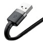 Vastupidav nailonkaabel USB kaabel Iphone Lightning QC3.0 2A 3M must ja hall 10182881 hind ja info | Mobiiltelefonide kaablid | kaup24.ee