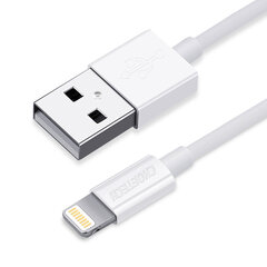 MFI USB kaabel – välk 1,2 m valge 10165631 hind ja info | Mobiiltelefonide kaablid | kaup24.ee