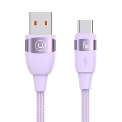 USAMS U85 6A USB to type-C 1.2M цена и информация | Кабели для телефонов | kaup24.ee