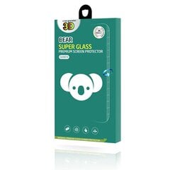 Reals Bear Super Hard glass karastatud klaas kaetud raamiga Apple iPhone 12 Pro Max must hind ja info | Ekraani kaitsekiled | kaup24.ee