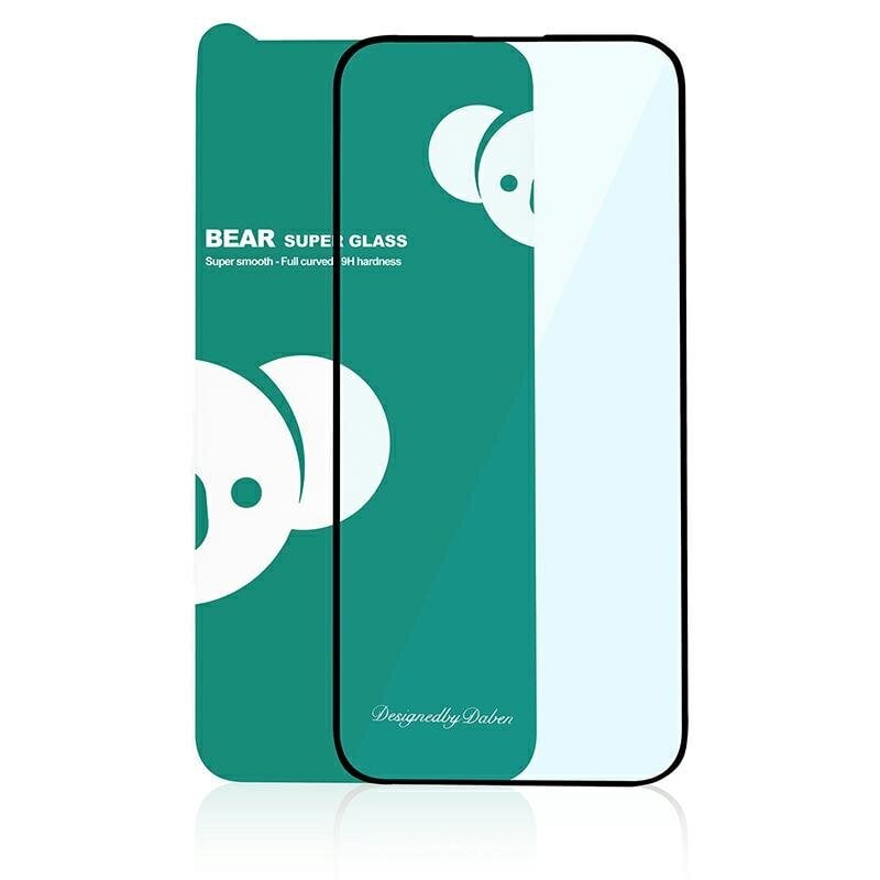 Reals Bear Super Hard glass karastatud klaas kaetud raamiga Samsung A546 Galaxy A54 5G must hind ja info | Ekraani kaitsekiled | kaup24.ee