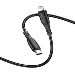 KAKUSIGA KSC-953 USB-C -> Lightning кабель для зарядки 20 Вт | 100 см черный цена и информация | Кабели для телефонов | kaup24.ee