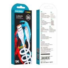 KAKUSIGA KSC-803 USB-A -> Lightning кабель для зарядки 30 Вт | 5A | 100 см белый цена и информация | Кабели для телефонов | kaup24.ee