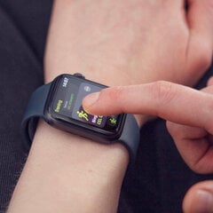 Hübriidklaasist Wozinsky kellaklaas Samsung Galaxy Watch 4/5 40 mm must hind ja info | Ekraani kaitsekiled | kaup24.ee