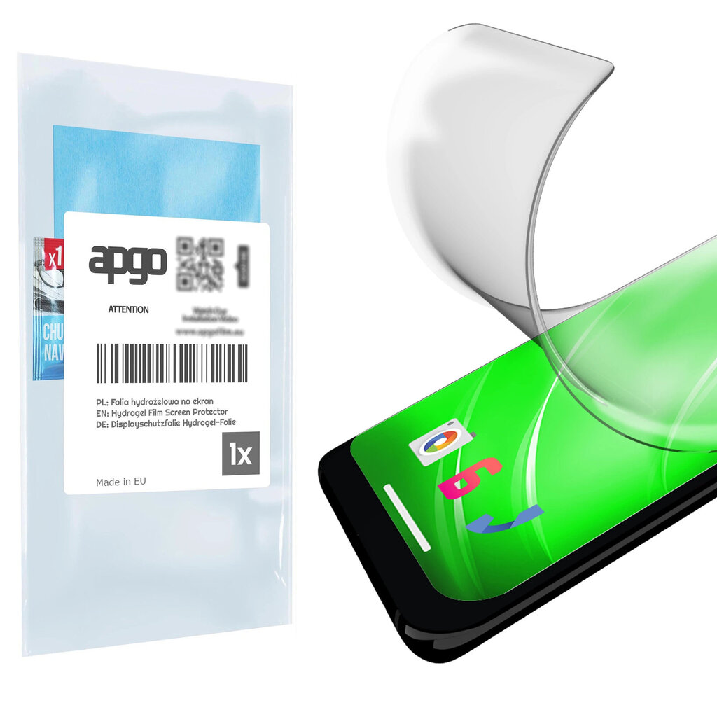 apgo MATTE Hydrogel ekraanikaitsekile jaoks Redmi Note 8 (2021), hüdrogeel kile, positsioneerimiskihiga lihtne paigaldus hind ja info | Ekraani kaitsekiled | kaup24.ee