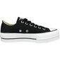 Naiste igapäevatossud Chuck Taylor All Star Platform Converse 560250C Must (38) цена и информация | Naiste spordi- ja vabaajajalatsid | kaup24.ee