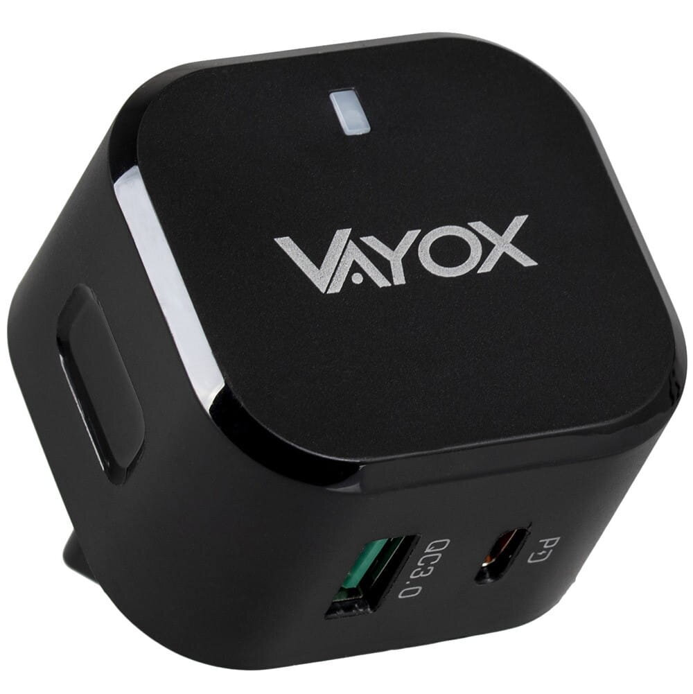 USB Quick Charge 3.0 + PD 20W premium line võrgulaadija VA0001 Vayox цена и информация | Mobiiltelefonide laadijad | kaup24.ee