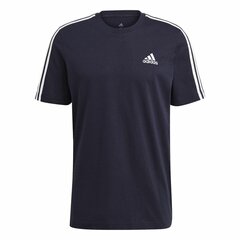 Футболка Essentials 3 bandas Adidas Legend Ink Синий цена и информация | Мужские футболки | kaup24.ee