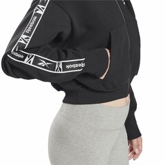 Женская спортивная куртка Reebok Tape Pack Full Zip Чёрный цена и информация | Женские толстовки | kaup24.ee