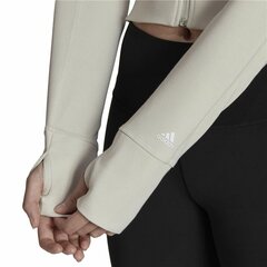 Naiste Spordijakk Adidas Aeroready Studio Beež hind ja info | Naiste pusad | kaup24.ee