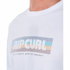 Футболка с коротким рукавом мужская Rip Curl El Mama Белый цена и информация | Мужские футболки | kaup24.ee