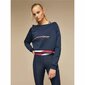 Dressipluus ilma kapuutsita, naiste Tommy Hilfiger Crop V Neck Tumesinine цена и информация | Naiste pusad | kaup24.ee