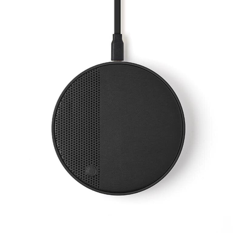 Lexon Design OSLO Energy + QI Charger Speaker Must hind ja info | Mobiiltelefonide laadijad | kaup24.ee