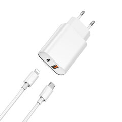 WiWU 20 W kiirlaadimisadapter hind ja info | Mobiiltelefonide laadijad | kaup24.ee