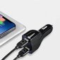 Autolaadija 2xUSB ja USB C must hind ja info | Mobiiltelefonide laadijad | kaup24.ee