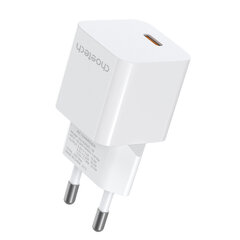 Seinalaadija 20W USB Type C valge hind ja info | Mobiiltelefonide laadijad | kaup24.ee