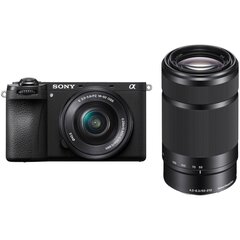 Sony A6700 + 16-50mm + 55-210mm (must) | (ILCE-6700L) | (Alpha 6700) hind ja info | Objektiivid | kaup24.ee