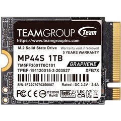 Team Group MP44S 1TB, SSD hind ja info | Sisemised kõvakettad (HDD, SSD, Hybrid) | kaup24.ee