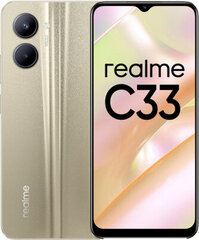 Nutitelefonid Realme C33 64 GB Octa Core 4 GB RAM hind ja info | Telefonid | kaup24.ee