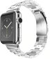 4wrist Teraskäik Apple Watchile - hõbedane 42/44/45 mm цена и информация | Nutikellade ja nutivõrude tarvikud | kaup24.ee