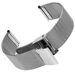 4wrist Milanese pull Samsungile 20mm - hõbedane hind ja info | Nutikellade ja nutivõrude tarvikud | kaup24.ee