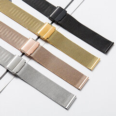 4wrist Milanese pull Samsungile 20mm - hõbedane hind ja info | Nutikellade ja nutivõrude tarvikud | kaup24.ee