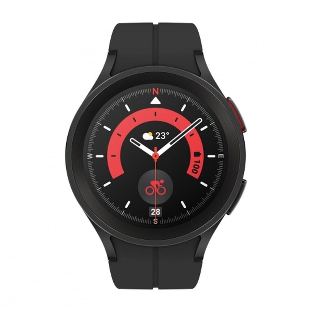 Nutikell Samsung SM-R925FZKAPHE Must 45 mm - цена и информация | Nutikellad (smartwatch) | kaup24.ee