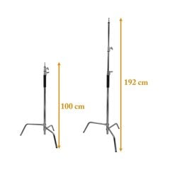 Statiiv Formax 812 C Stend 100-192 cm hind ja info | Fotovalgustuse seadmed | kaup24.ee