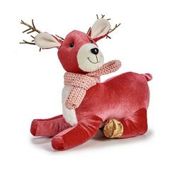 Christmas reindeer Roosa Polüester (25 x 29 x 10 cm) hind ja info | Jõulukaunistused | kaup24.ee