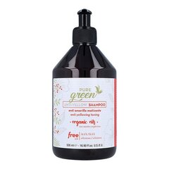 Kollaseid toone neutraliseeriv šampoon Pure Green Anti Yellow Shampoo, 500 ml hind ja info | Šampoonid | kaup24.ee