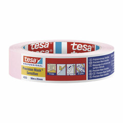 Клейкая лента TESA Precision mask sensitive Розовый (50 m x 25 mm) цена и информация | Механические инструменты | kaup24.ee