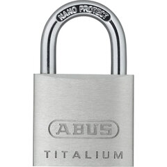 Võtmega tabalukk ABUS Titalium 64ti/30 Teras Alumiinium normaalne (3 cm) hind ja info | Lukud | kaup24.ee