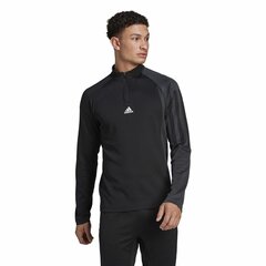 Футболка с длинным рукавом мужская Adidas 1/4-Zip Чёрный цена и информация | Женские футболки | kaup24.ee