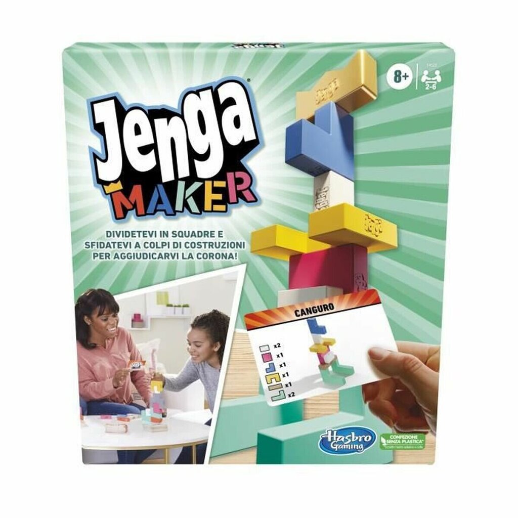 Lauamäng Hasbro Jenga Maker (FR) цена и информация | Lauamängud ja mõistatused | kaup24.ee