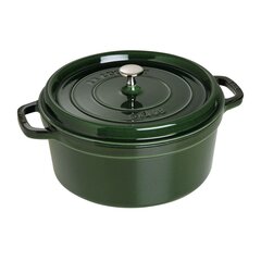 Ümmargune malmpott STAUB 40509-361-0 - roheline 6,7 ltr hind ja info | Potid ja kiirkeedupotid | kaup24.ee