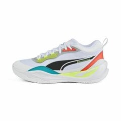 Täiskasvanute korvpallitossud Puma Playmaker Pro Valge Unisex hind ja info | Meeste kingad, saapad | kaup24.ee