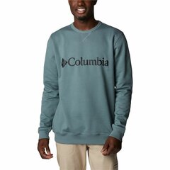 Dressipluus ilma kapuutsita, meeste Columbia Logo Fleece Crew Sinine hind ja info | Meeste pusad | kaup24.ee