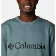 Dressipluus ilma kapuutsita, meeste Columbia Logo Fleece Crew Sinine hind ja info | Meeste pusad | kaup24.ee